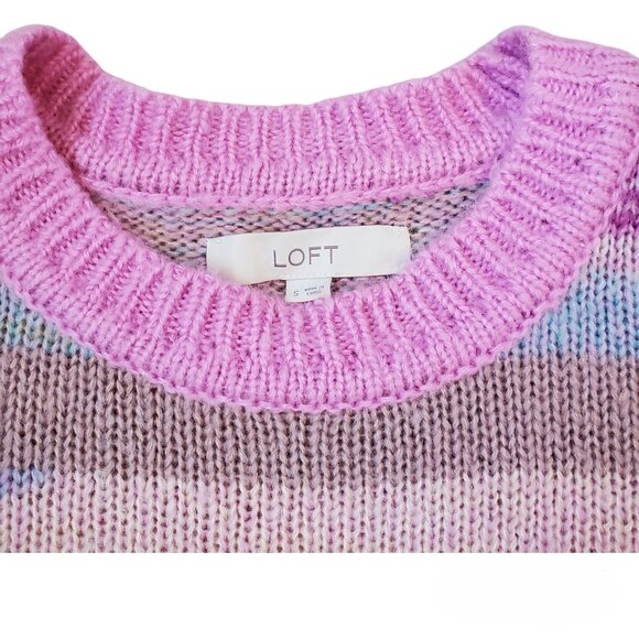 Loft Multi-Color Women's Crew Neck Sweater Size Small. Only Worn Once - Picture 5 of 6